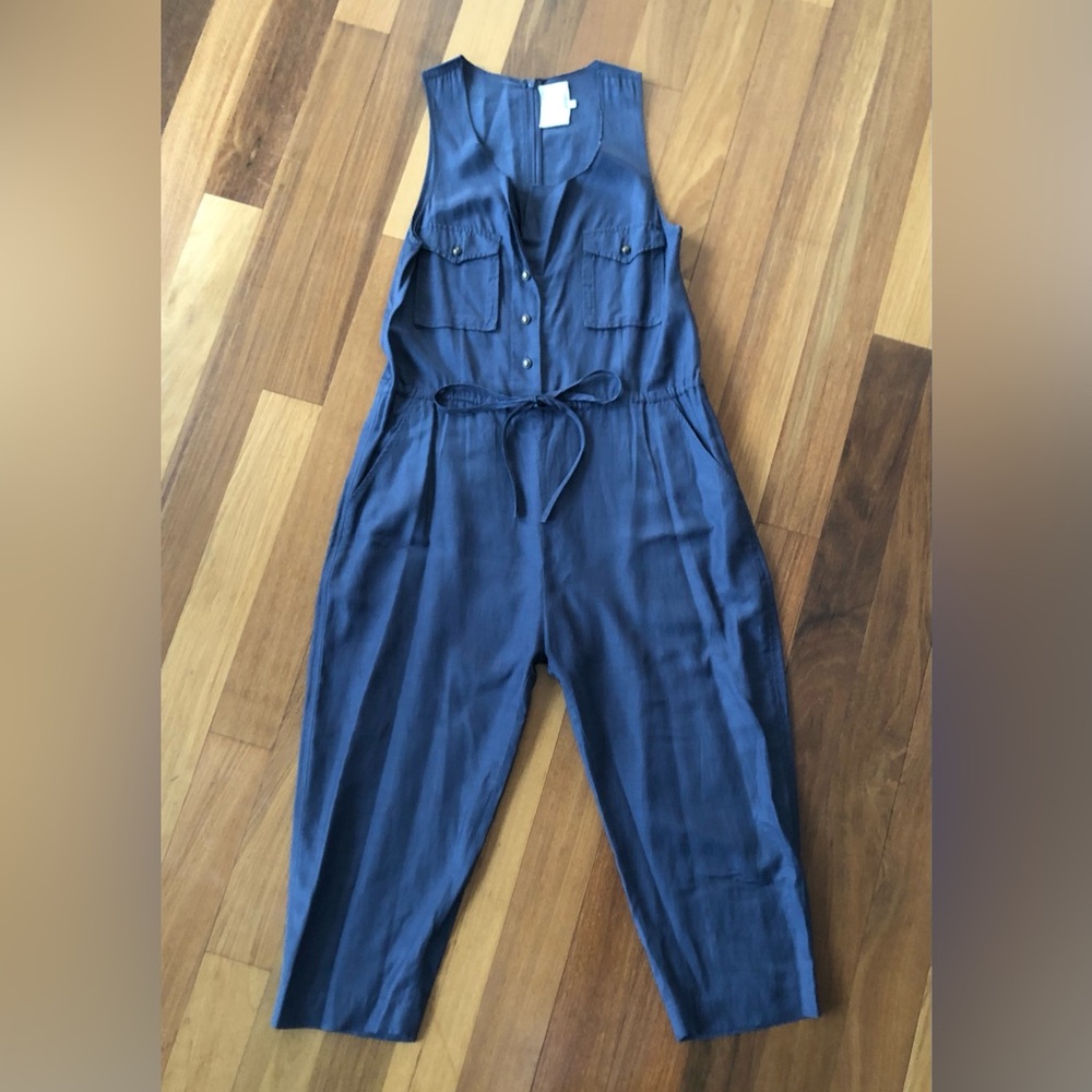 3.1 Phillip Lim Midnight Blue Sleeveless Jumpsuit